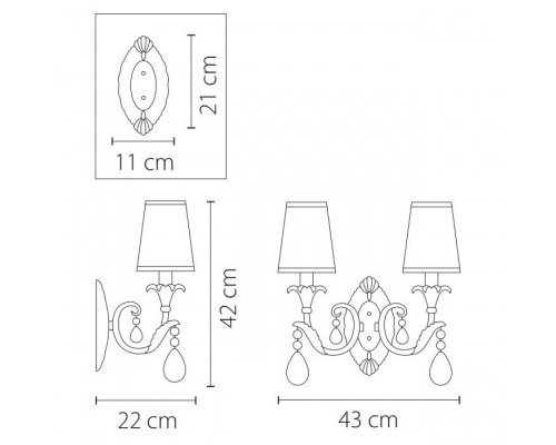 Бра Cappa 691624 Osgona