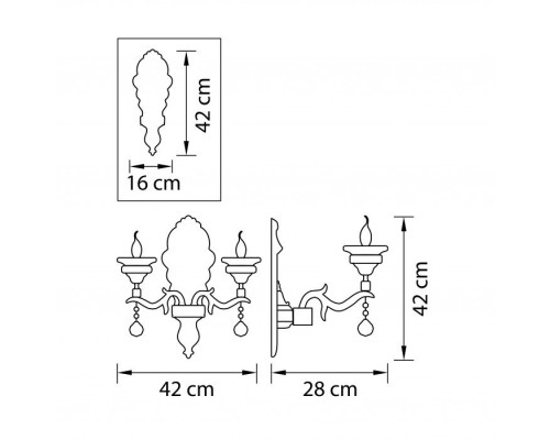 Бра Melagro 695622 Osgona Бра Melagro 695622 Osgona