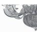 Подвесная люстра ALVEARE 702104 Osgona