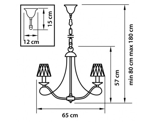 Подвесная люстра RICCIO 705062 Osgona