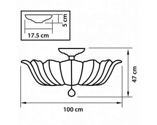 Потолочная люстра RICCIO 705182 Osgona