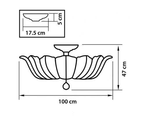 Потолочная люстра RICCIO 705184 Osgona