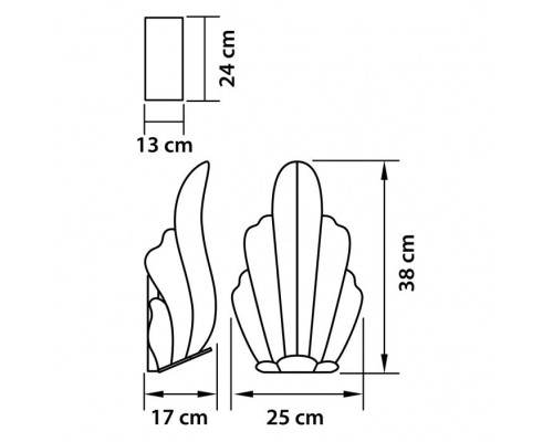 Настенный светильник RICCIO 705634 Osgona