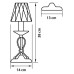 Настольная лампа RICCIO 705914 Osgona