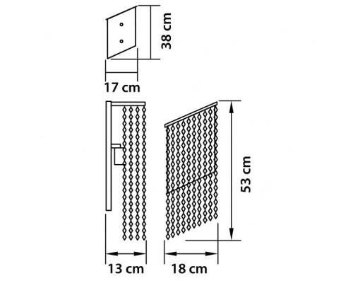 Бра NUVOLA 709634 Osgona