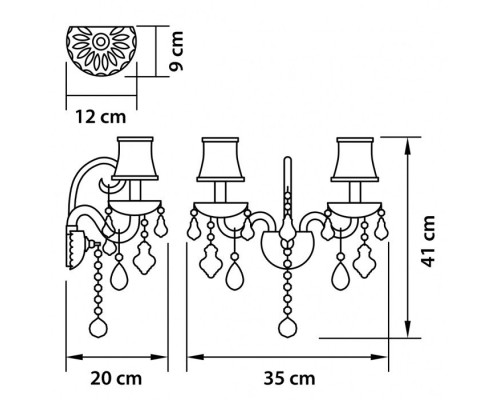 Бра NATIVO 715627 Osgona Бра NATIVO 715627 Osgona