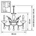 Подвесная люстра BOEMIA 717082 Osgona