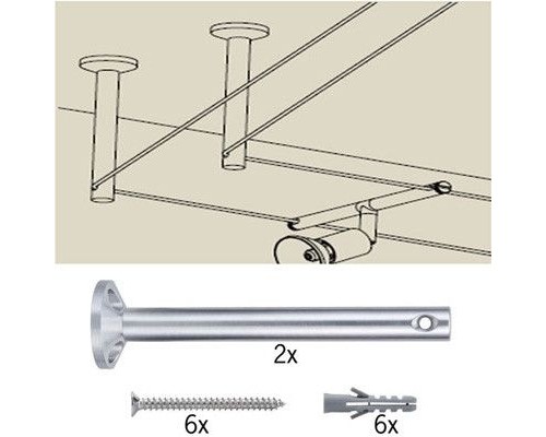 Крепежный комплект для струны Wire System 17806 Paulmann Крепежный комплект для струны Wire System 17806 Paulmann
