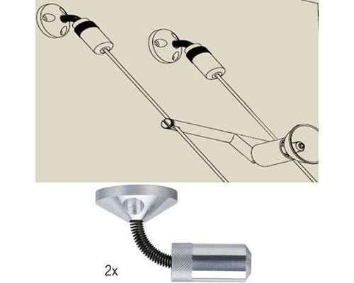 Крепежный комплект для струны Ws Halogen 12v Cm 17808 Paulmann Крепежный комплект для струны Ws Halogen 12v Cm 17808 Paulmann