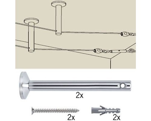 Крепежный комплект для струны Wire System 17824 Paulmann Крепежный комплект для струны Wire System 17824 Paulmann
