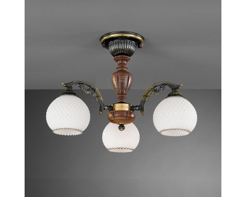 Потолочная люстра 8630 PL.8630/3 Reccagni Angelo Потолочная люстра 8630 PL.8630/3 Reccagni Angelo