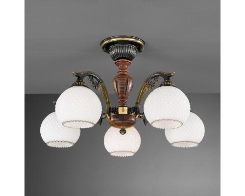 Потолочная люстра 8630 PL.8630/5 Reccagni Angelo Потолочная люстра 8630 PL.8630/5 Reccagni Angelo