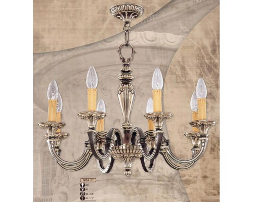 Подвесная люстра 009A 009A/8 AY Riperlamp Подвесная люстра 009A 009A/8 AY Riperlamp