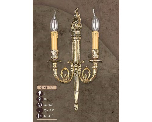 Бра 014P 014P/2 AA Riperlamp Бра 014P 014P/2 AA Riperlamp
