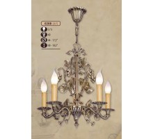 Подвесная люстра 020B 020B/5 AY Riperlamp