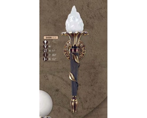 Бра 040N 040N/1 CJ SATIN Riperlamp Бра 040N 040N/1 CJ SATIN Riperlamp