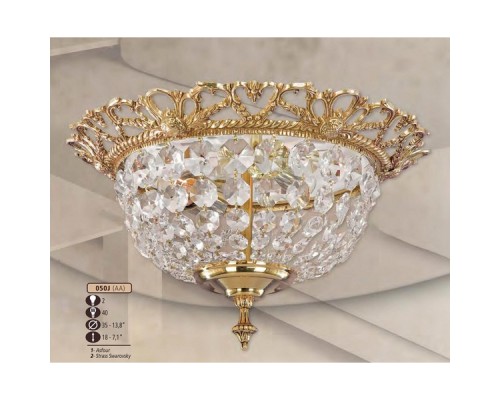 Потолочный светильник уличный 050J 050J/2 AA SWAROVSKI Riperlamp