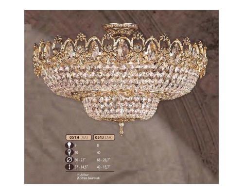 Потолочная люстра 051J 051J/8 AA ASFOUR Riperlamp Потолочная люстра 051J 051J/8 AA ASFOUR Riperlamp