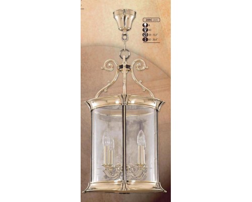 Подвесная люстра 209C 209C/4 AH Riperlamp Подвесная люстра 209C 209C/4 AH Riperlamp