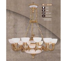 Подвесная люстра 244C 244C/12+3 AQ WHITE/CREAM ALABASTER Riperlamp