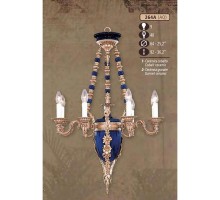 Подвесная люстра 264A 264A/9 AQ COBALT/GARNET CERAMIC Riperlamp