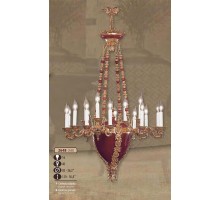 Подвесная люстра 264B 264B/16 AB COBALT/GARNET CERAMIC Riperlamp