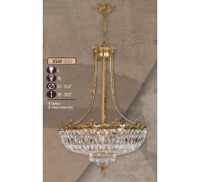 Подвесная люстра 354F 354F/6 EA CRYSTAL ASFOUR Riperlamp