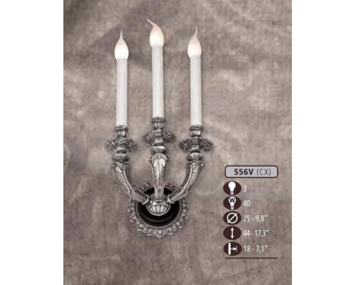 Бра 556V 556V/3 CX Riperlamp Бра 556V 556V/3 CX Riperlamp