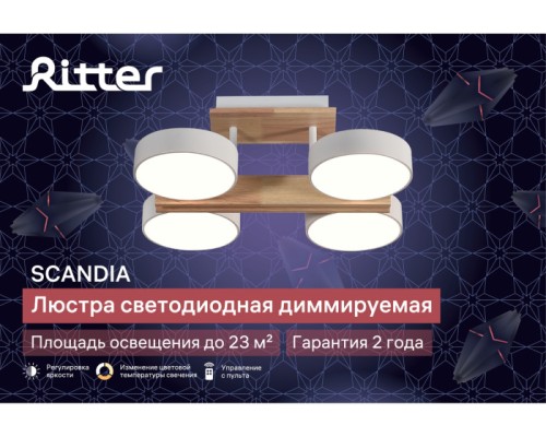 Потолочная люстра Scandia 51626 6 Ritter Потолочная люстра Scandia 51626 6 Ritter