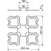 Потолочная люстра Carino 52069 0 Ritter