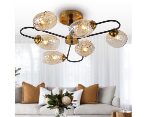 Потолочная люстра Moonless 3126-306 Rivoli Потолочная люстра Moonless 3126-306 Rivoli