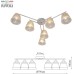 Потолочная люстра Constance 3155-306 Rivoli