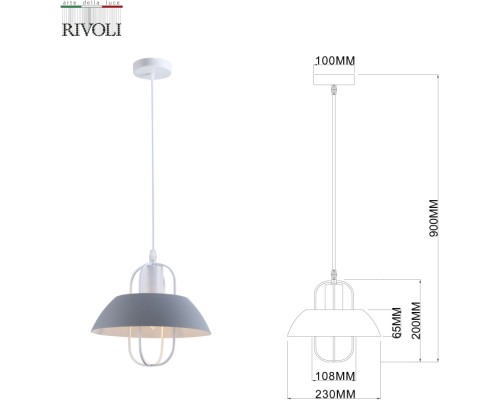 Подвесной светильник Mia 5135-201 Rivoli Подвесной светильник Mia 5135-201 Rivoli
