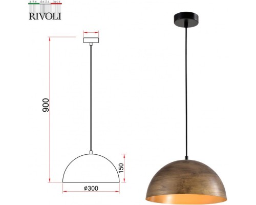 Подвесной светильник Emmy 5141-201 Rivoli Подвесной светильник Emmy 5141-201 Rivoli