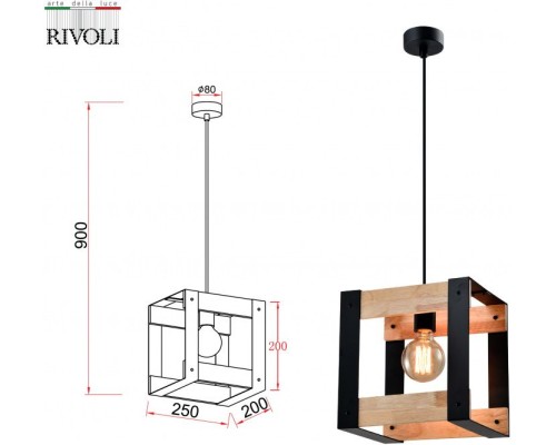 Подвесной светильник Eve 5144-201 Rivoli Подвесной светильник Eve 5144-201 Rivoli