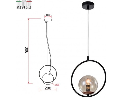 Подвесной светильник Misericordia 5147-201 Rivoli