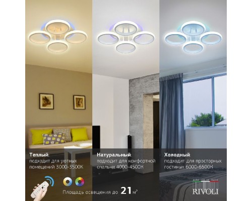 Потолочная люстра Irmtrud 6050-104 Rivoli