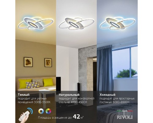 Потолочная люстра Sara 6089-105 Rivoli Потолочная люстра Sara 6089-105 Rivoli