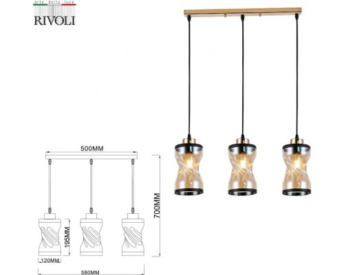 Подвесной светильник Monique 9105-203 Rivoli Подвесной светильник Monique 9105-203 Rivoli