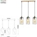 Подвесной светильник Shelda 9106-203 Rivoli