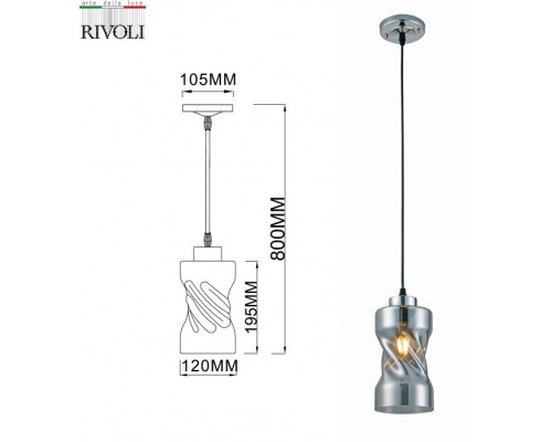 Подвесной светильник Tiffany 9108-201 Rivoli Подвесной светильник Tiffany 9108-201 Rivoli