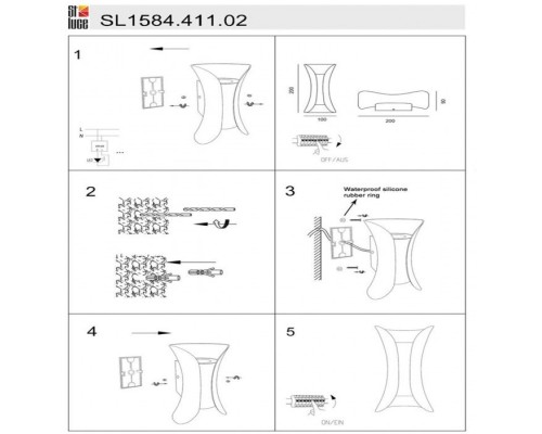 Светильник Cosetto SL1584.411.02 ST Luce Светильник Cosetto SL1584.411.02 ST Luce
