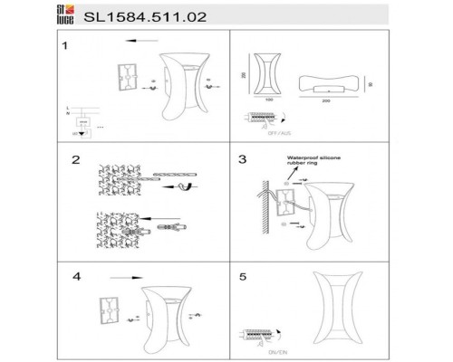 Светильник Cosetto SL1584.511.02 ST Luce Светильник Cosetto SL1584.511.02 ST Luce