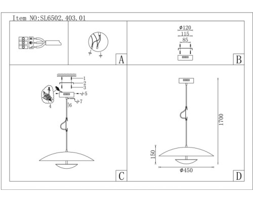 Подвесной светильник Armonico SL6502.403.01 ST Luce Подвесной светильник Armonico SL6502.403.01 ST Luce