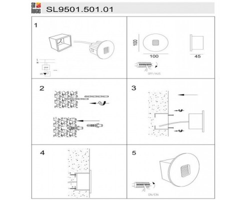 Настенный светильник уличный Visano SL9501.501.01 ST Luce Настенный светильник уличный Visano SL9501.501.01 ST Luce