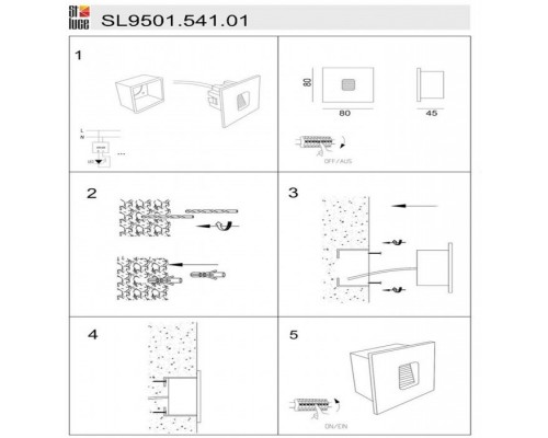 Настенный светильник уличный Visano SL9501.541.01 ST Luce Настенный светильник уличный Visano SL9501.541.01 ST Luce