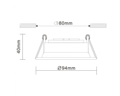 Точечный светильник Misura ST208.408.01 ST Luce Точечный светильник Misura ST208.408.01 ST Luce