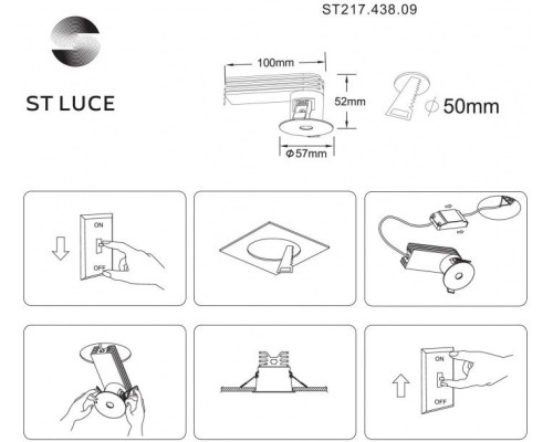 Точечный светильник St217 ST217.438.09 ST Luce Точечный светильник St217 ST217.438.09 ST Luce