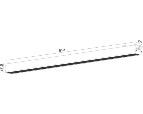 Трековый светильник SLIM DL-SLIM-DFWH-24-CCT SWG Трековый светильник SLIM DL-SLIM-DFWH-24-CCT SWG