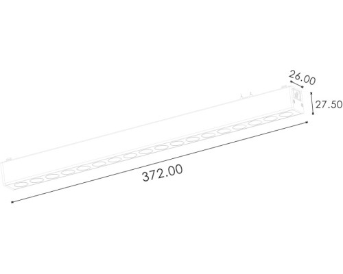 Трековый светильник SLIM DL-SLIM-DRBL-18-CCT SWG Трековый светильник SLIM DL-SLIM-DRBL-18-CCT SWG